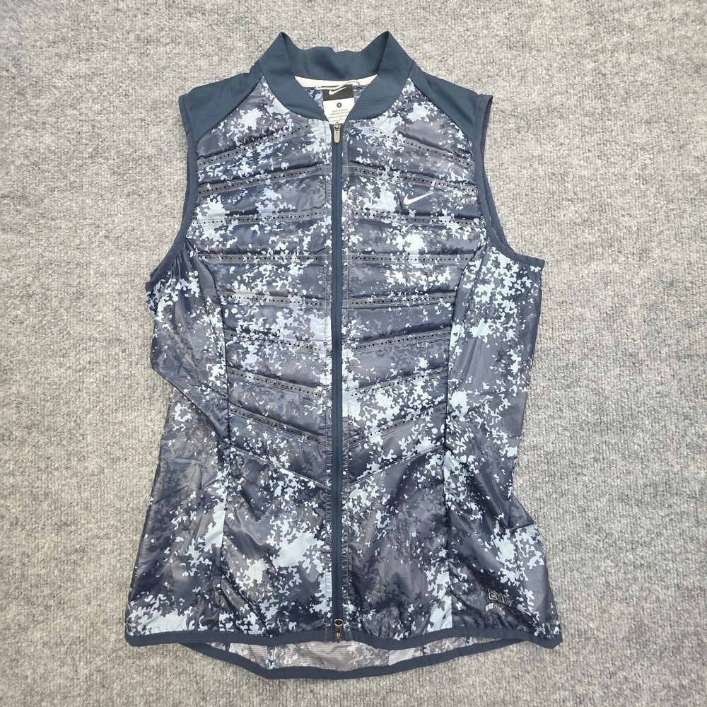 Womens Nike Aeroloft 800 Running Vest Size Small Camouflage